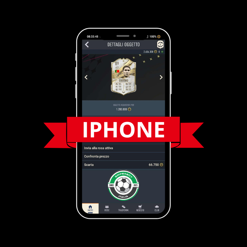 SNIPERBOT WEBAPP (TELEFONO IPHONE) FC25